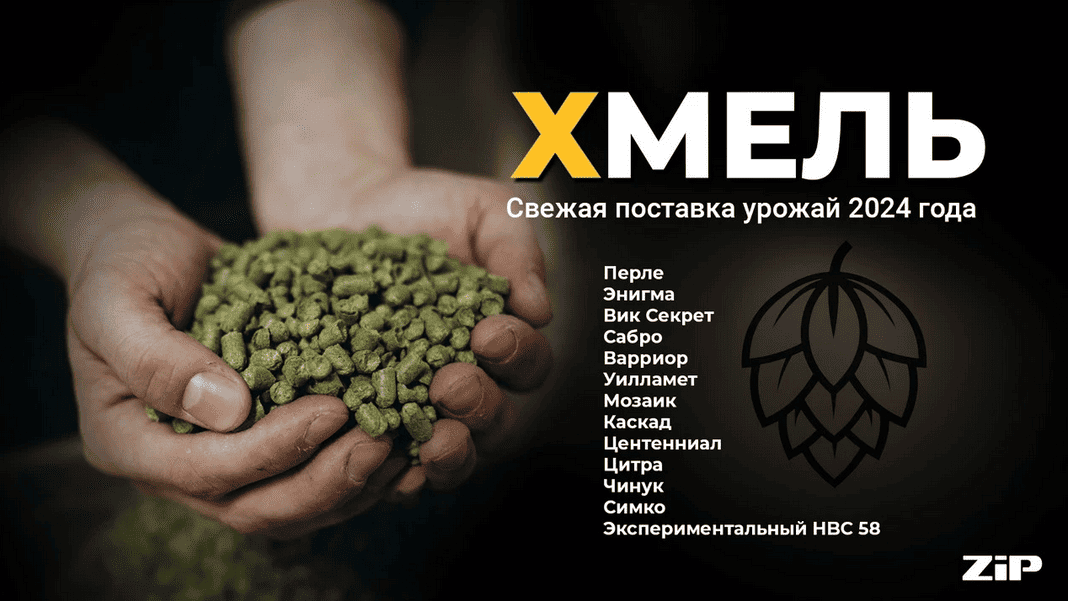Свежий хмель урожая 2024 года уже в наличии!