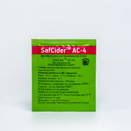 Упаковка дрожжей SafCider АC-4 Fermentis для яблочного сидра 5 грамм