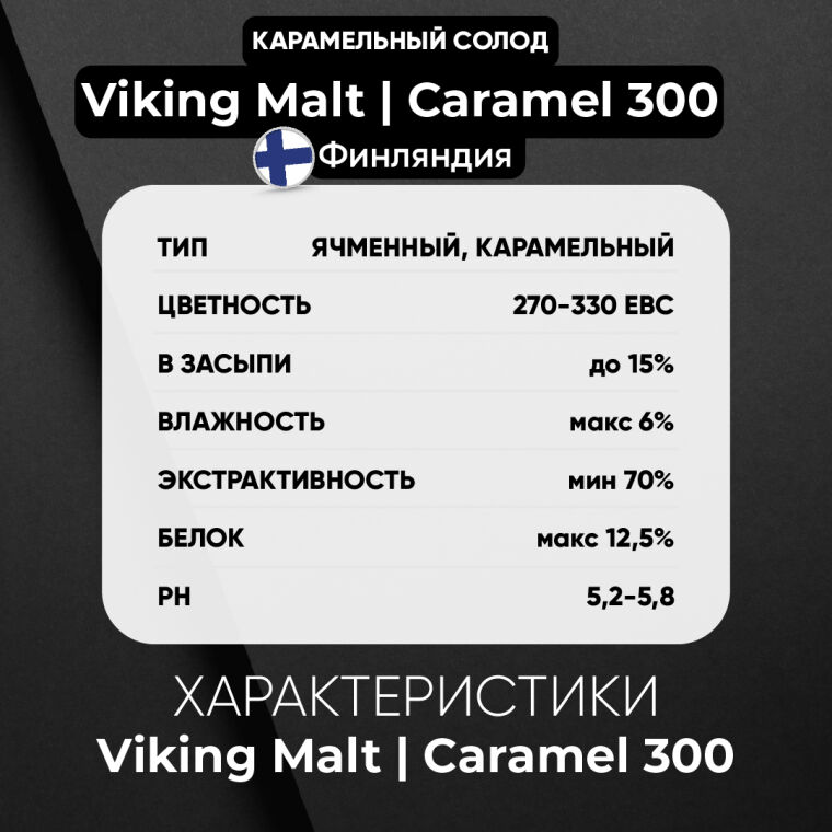 Карамельный солод 290-310 EBC