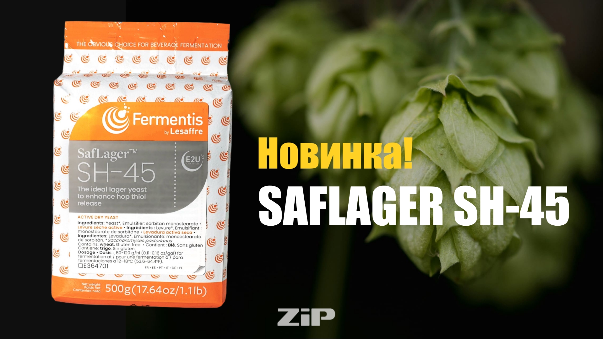 Новинка! Дрожжи SafLager SH-45